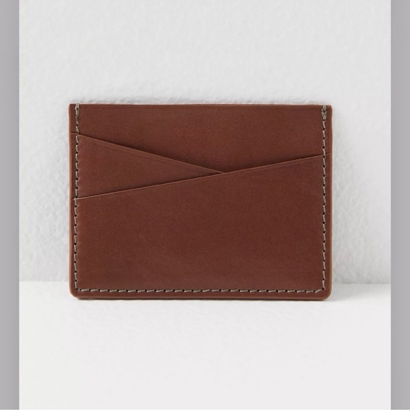 Free people pocket card holder in leather - Picture 2 of 10